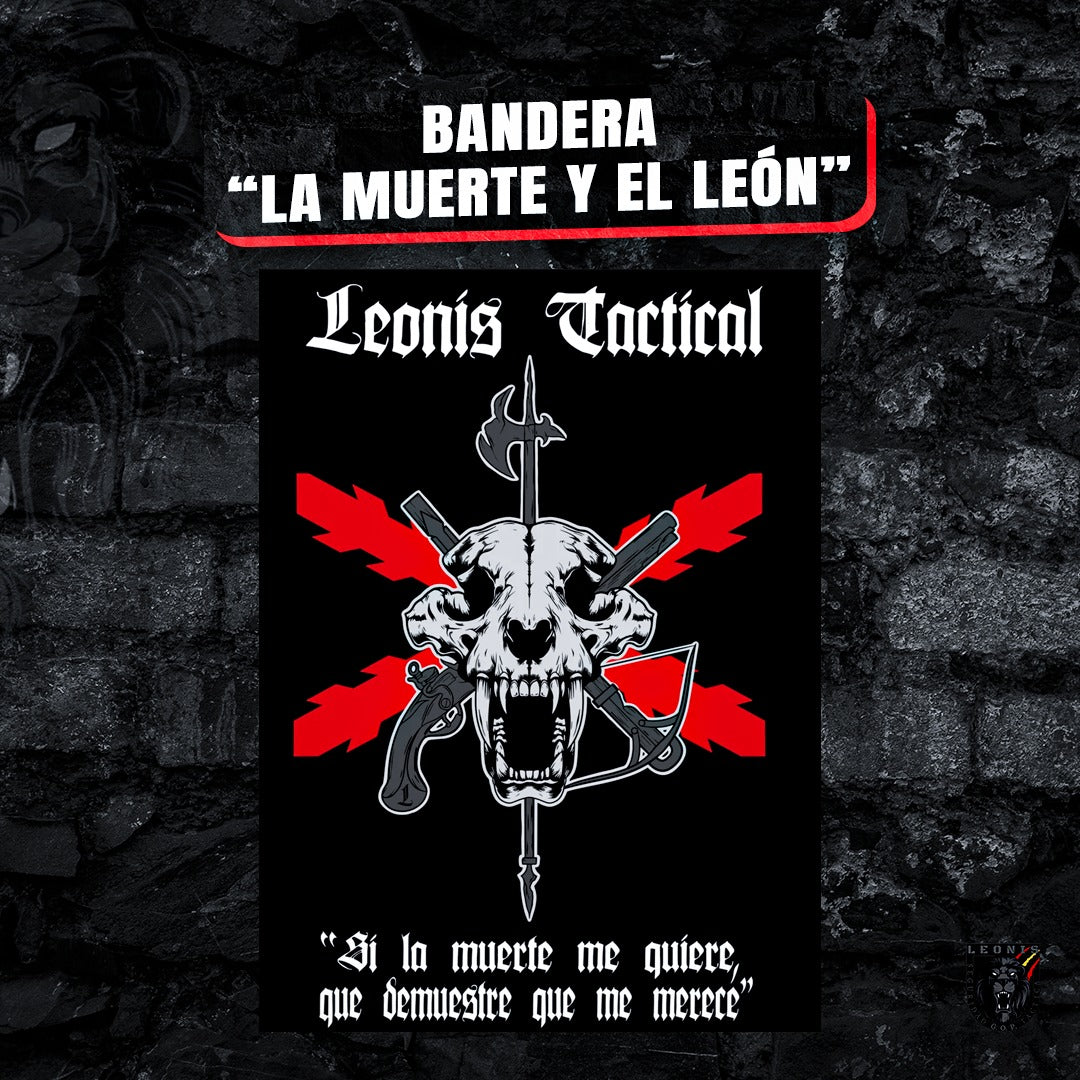 Bandera “La muerte y el León”